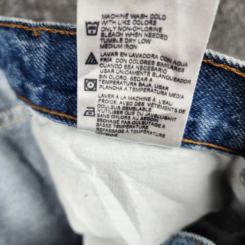 Big Smith Work Clothes Jeans Men 40x30 Blue Straight‎ Leg Denim W916263